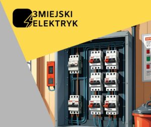 wymiana zabezpieczeń w rozdzielnicy elektrycznej