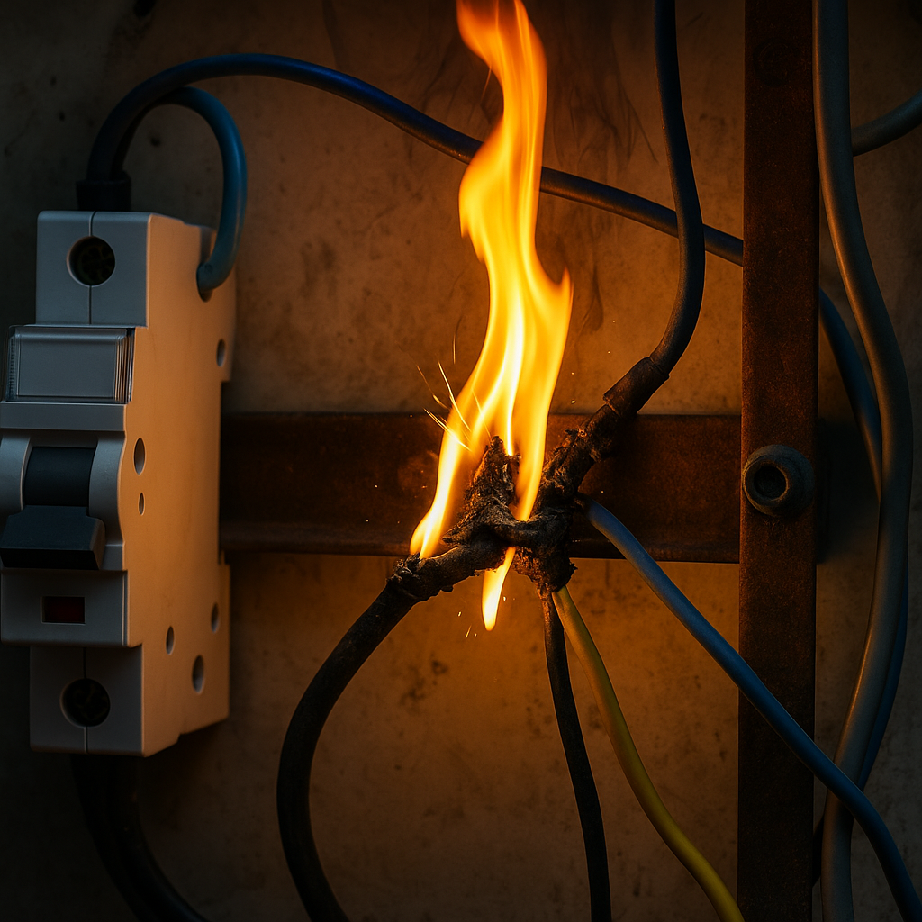 awaria instalacji elektrycznej elektryk