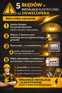 5 faktów o instalacji elektrycznej od dewelopera